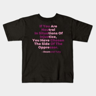 Black History Month - Desmond Tutu Kids T-Shirt